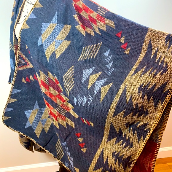 Aztec Tribal Western Blanket Cardigan - Picture 11 of 12